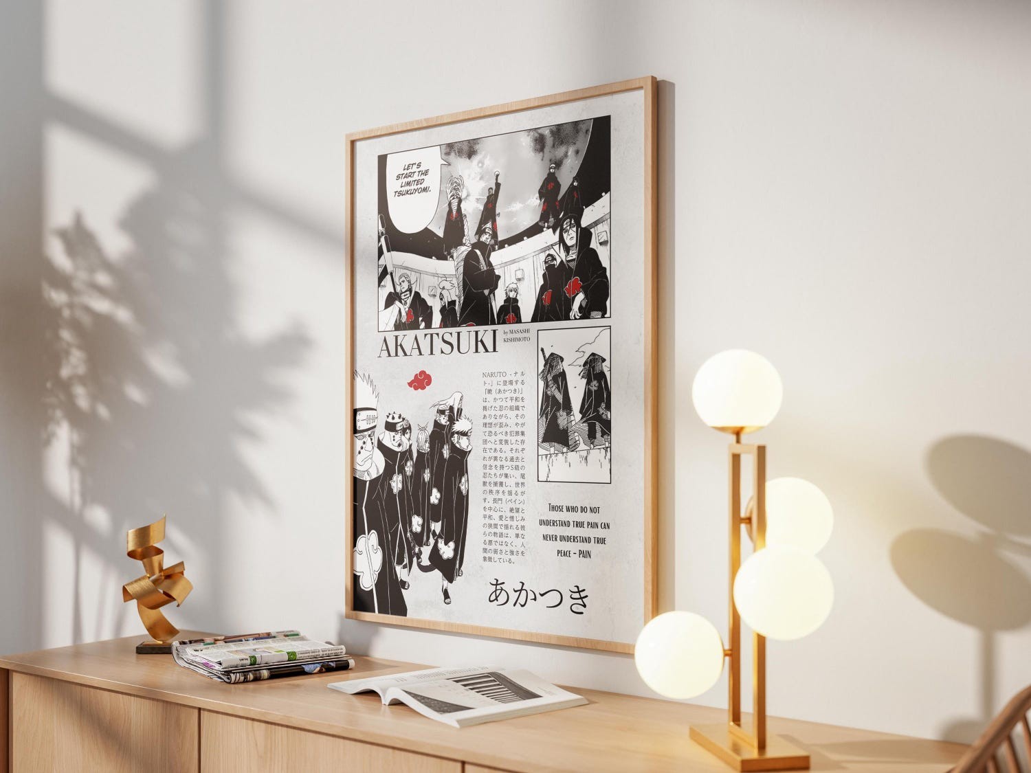 Naruto Akatsuki Poster – Anime Manga Japanese Wall Art