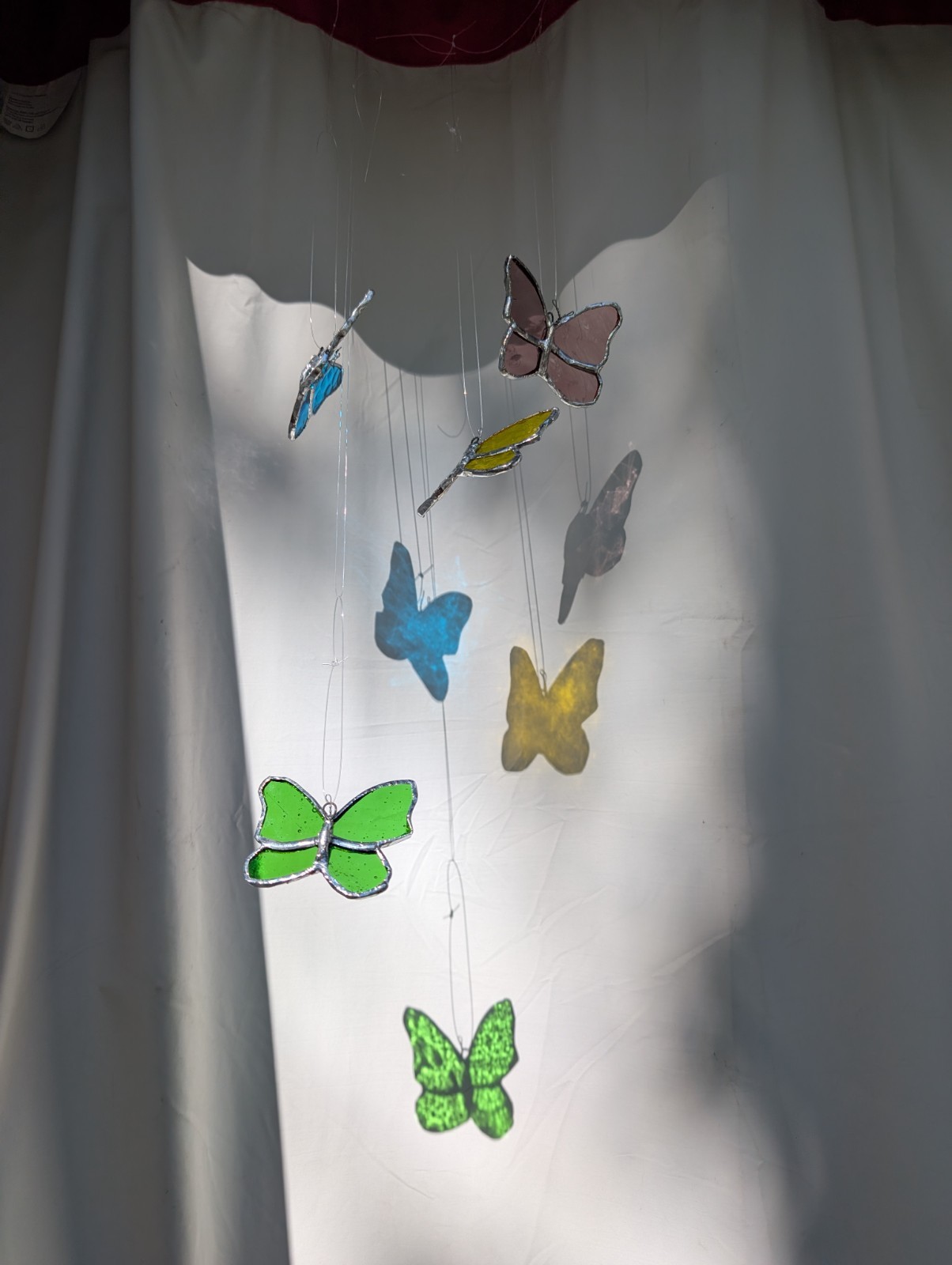 Butterfly Suncatchers Each Sold Separate Hand Made Stained Glass
