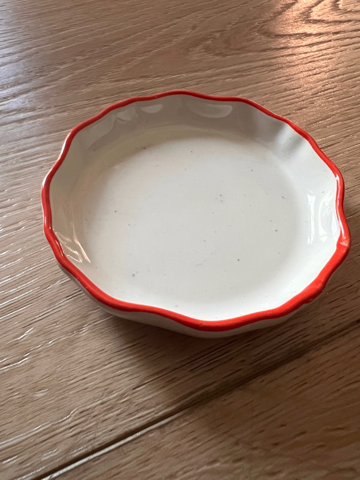 New Hearth & Hand With Magnolia Irregular Edge Ceramic Trinket Dish