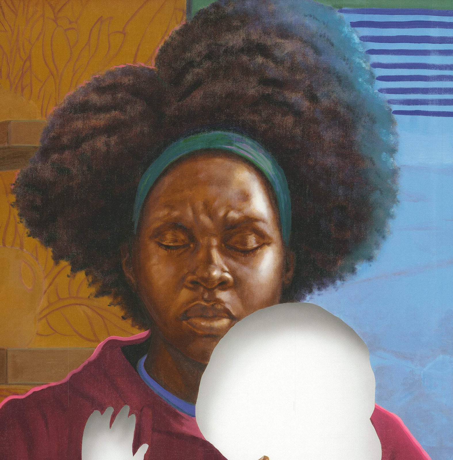 TITUS KAPHAR Analogous Colors (Detail) 36″ x 24″ Offset Lithograph 2020 African