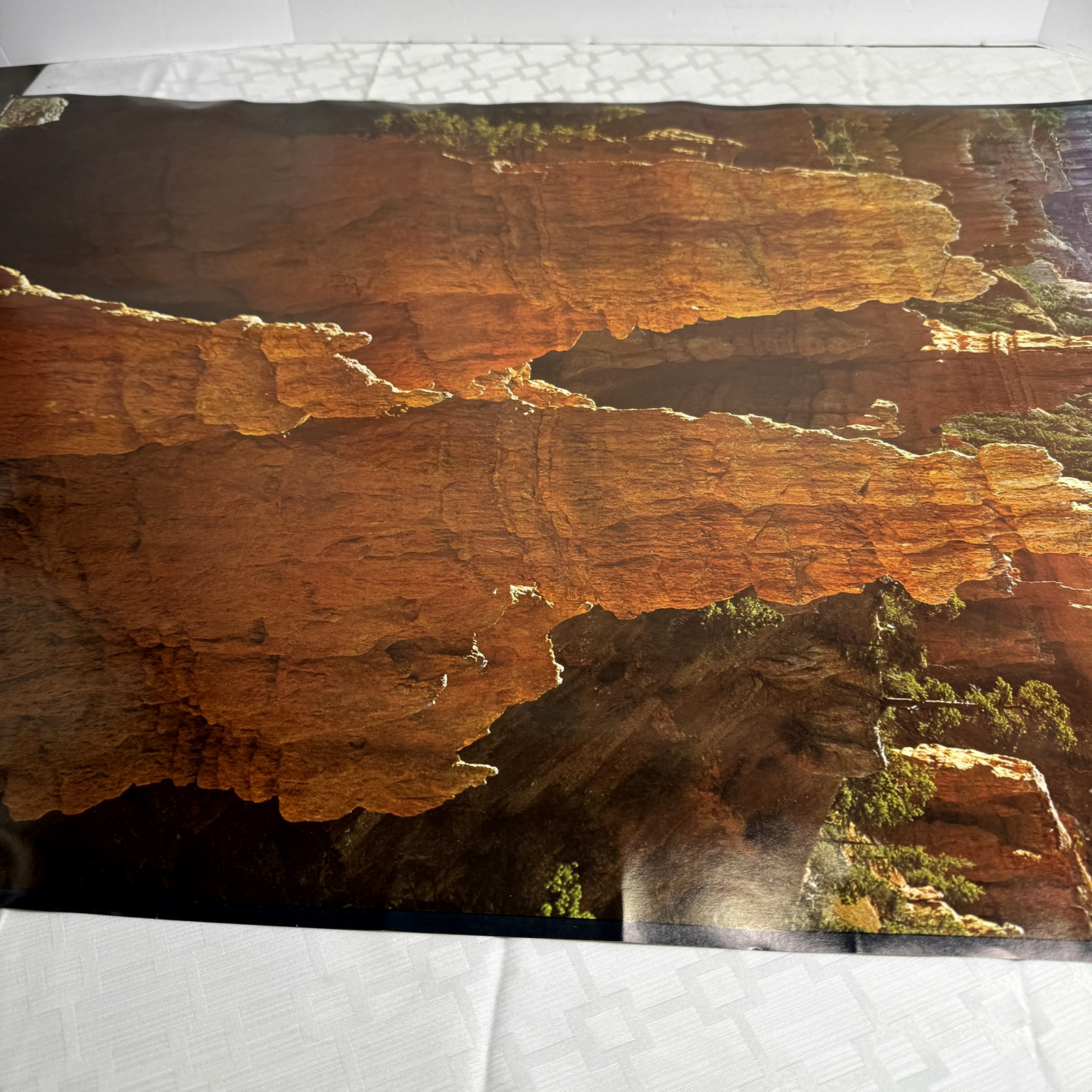 Vintage Bryce Canyon National Park Poster 1972 Utah Landscape Hoodoos 33 x 23
