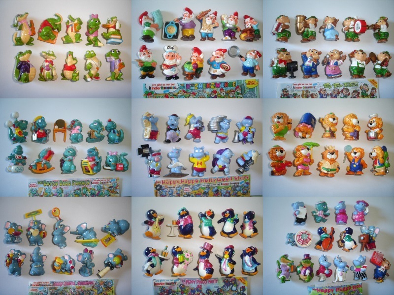 YOUR CHOICE – KINDER SURPRISE FIGURES COMPLETE SETS FIGURINES EGGS COLLECTIBLES