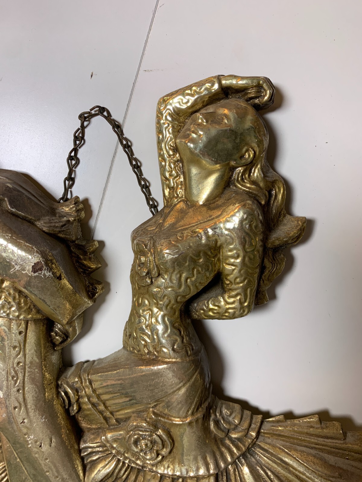 Antique Vintage Mid Century Wall Decor Flamenco Paso Doble Salsa Dance Figures