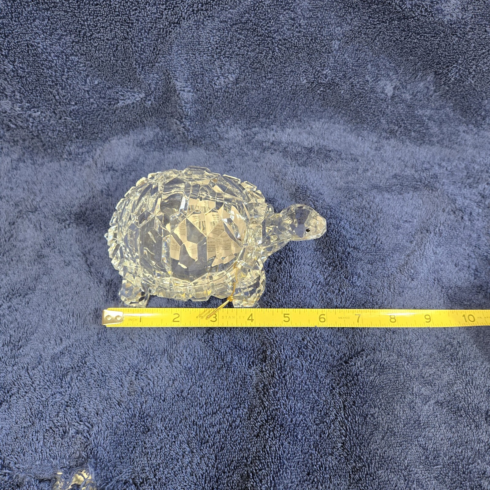 Enesco Facets Acrylic Turtle + Shell Lid Decorative Storage Trinket Box 3.25 In