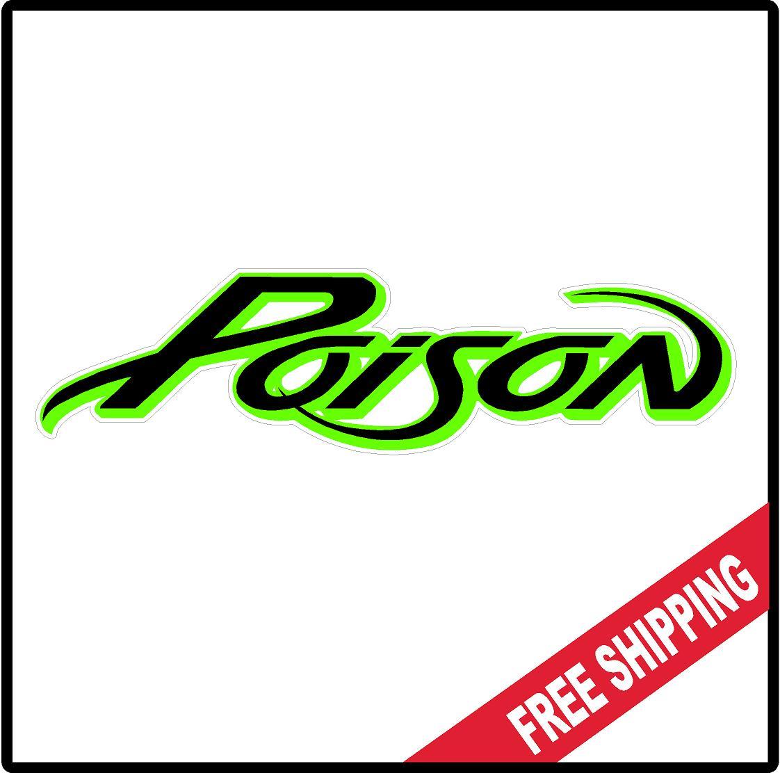 Poison Vinyl Wall logo Decal Sticker Heavy Metal Rock Band Bret 80’s Various