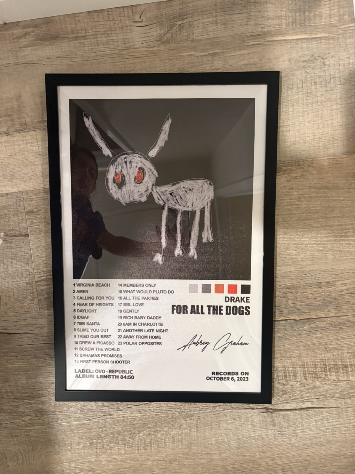 Poster that comes with frame poster