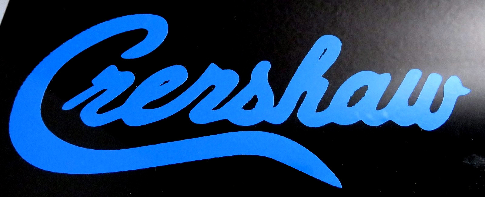 Crenshaw Vinyl Decal Sticker 2×8 Inches For Any Surface Waterproof 2/24