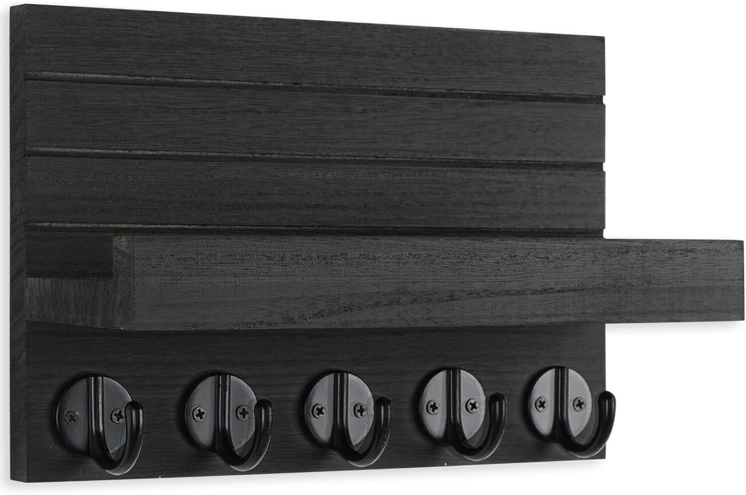 Llavero de pared con estante para entrada y pasillo