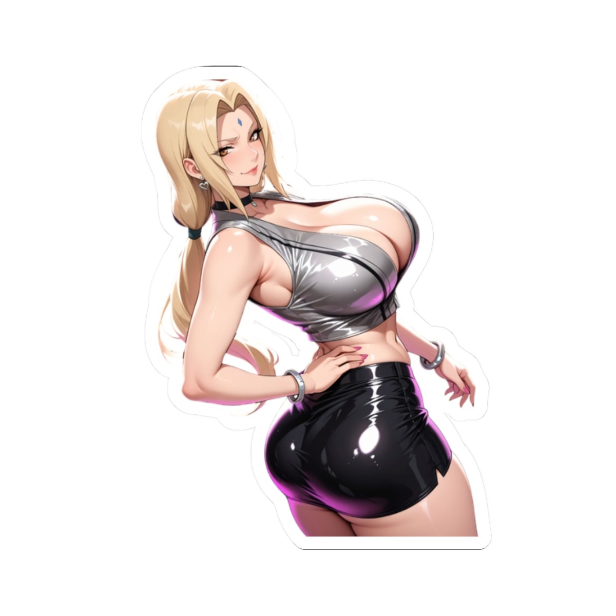Waifu Anime Sticker (BuyMoreFromMyShopSaveMore) Ecchi Tsunade Fan Art