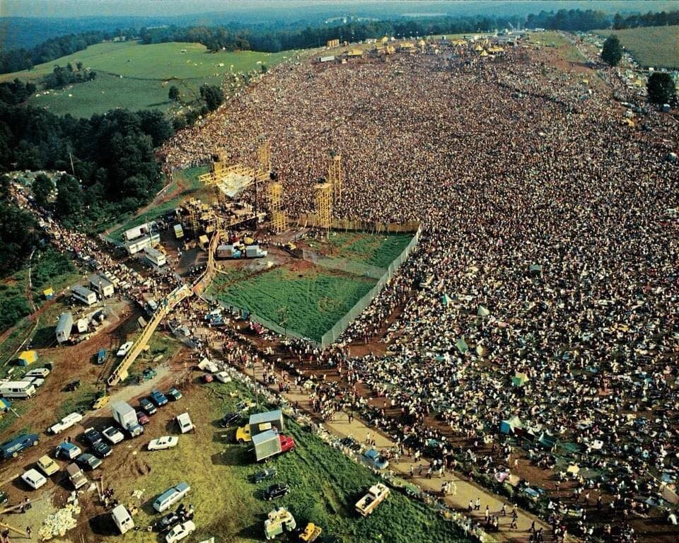 Woodstock in 1969 POSTER 24 X 18 Inches Nice Wall Art!