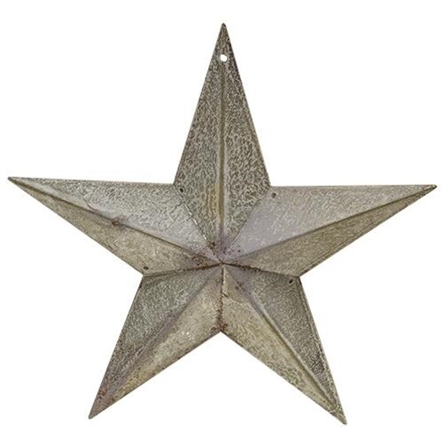 Metal Barn Tin Star Rustic Country Primitive Distressed Barn Star Wall Decor 8″