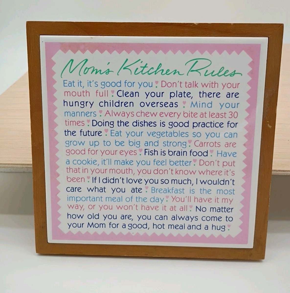Hallmark Mom’s Kitchen Rules Tile
