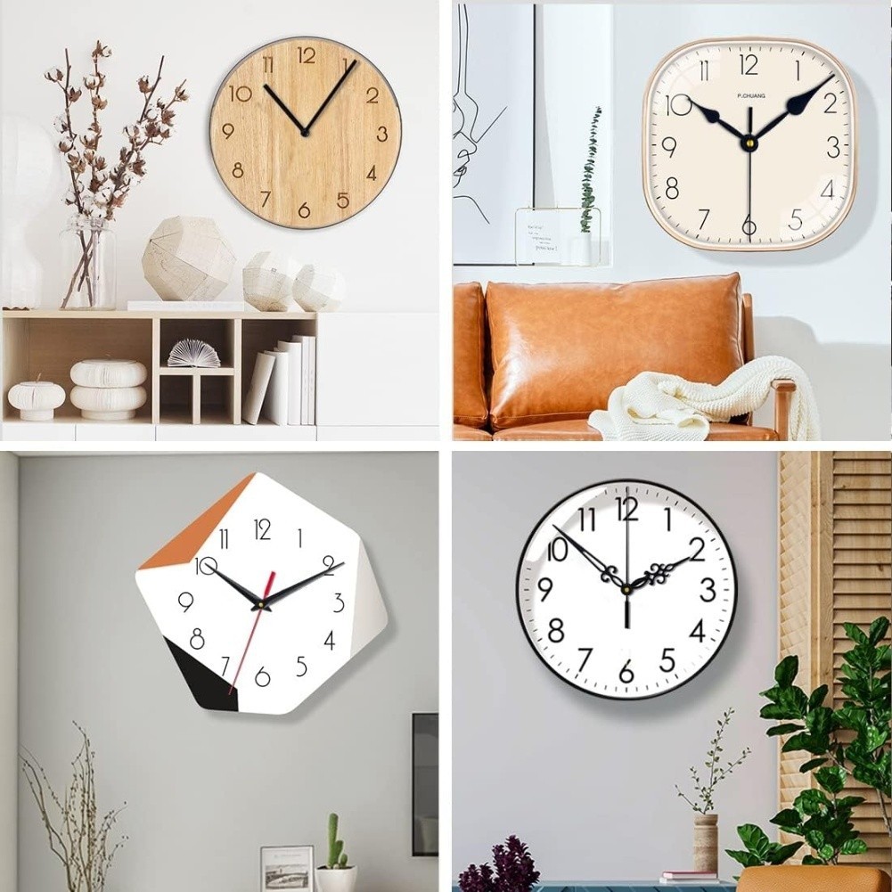 Silent Clock Repair Kit with Five Sets of Hands for Custom Clock Making