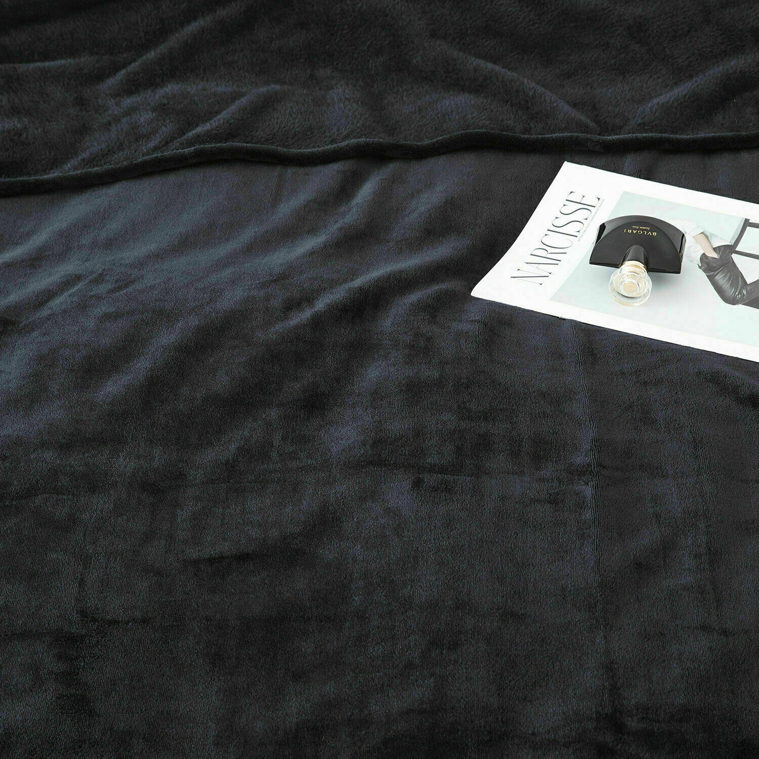 Large Plush Fleece Throw Super Soft Reversible Twin Queen Size Sofa Bed Blankets