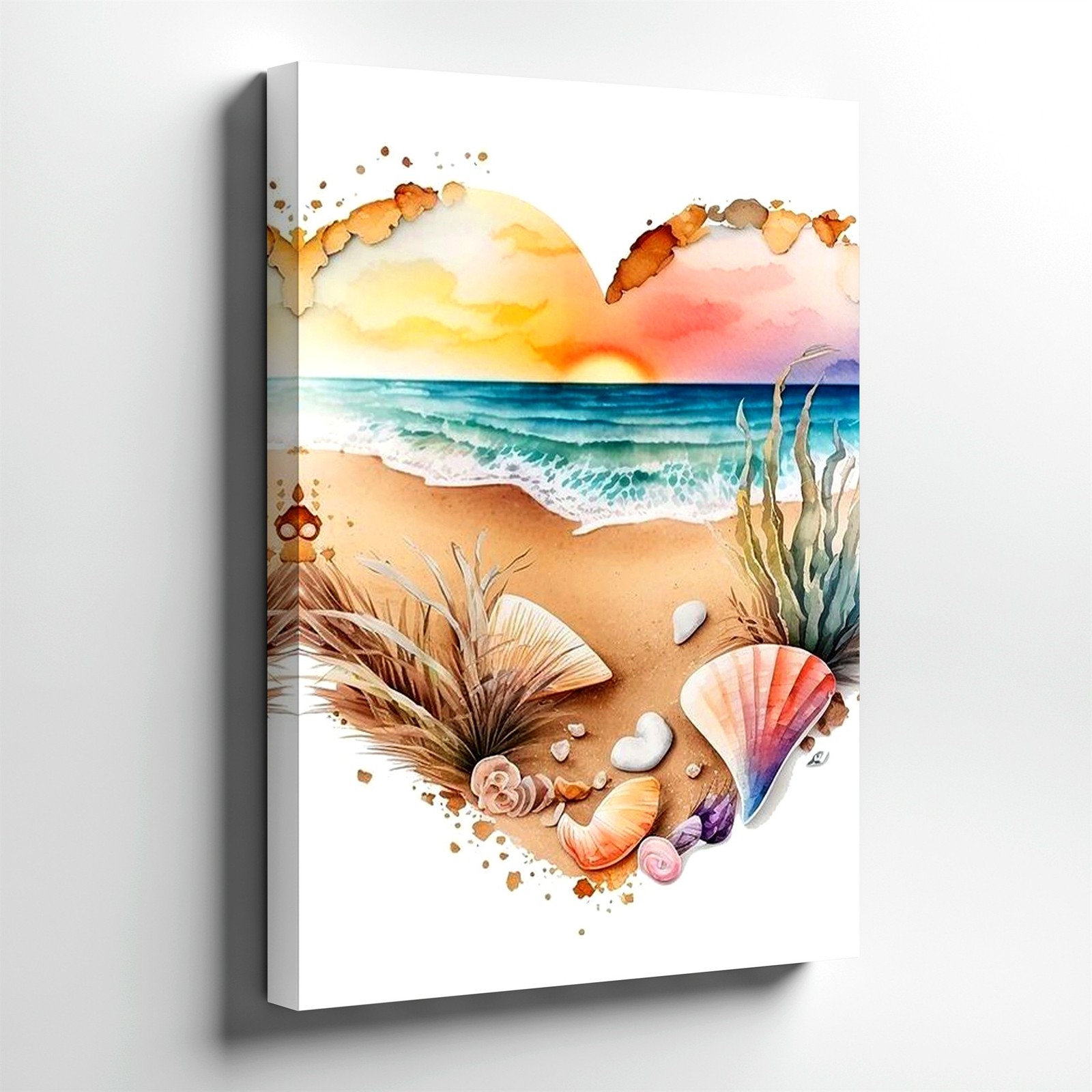 Wall Art He Is Risen Christian Jesus Resurrection Watercolor Floral Print Decor