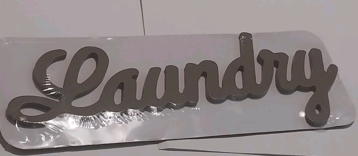 Laundry Room Sign 14″ (Brown)