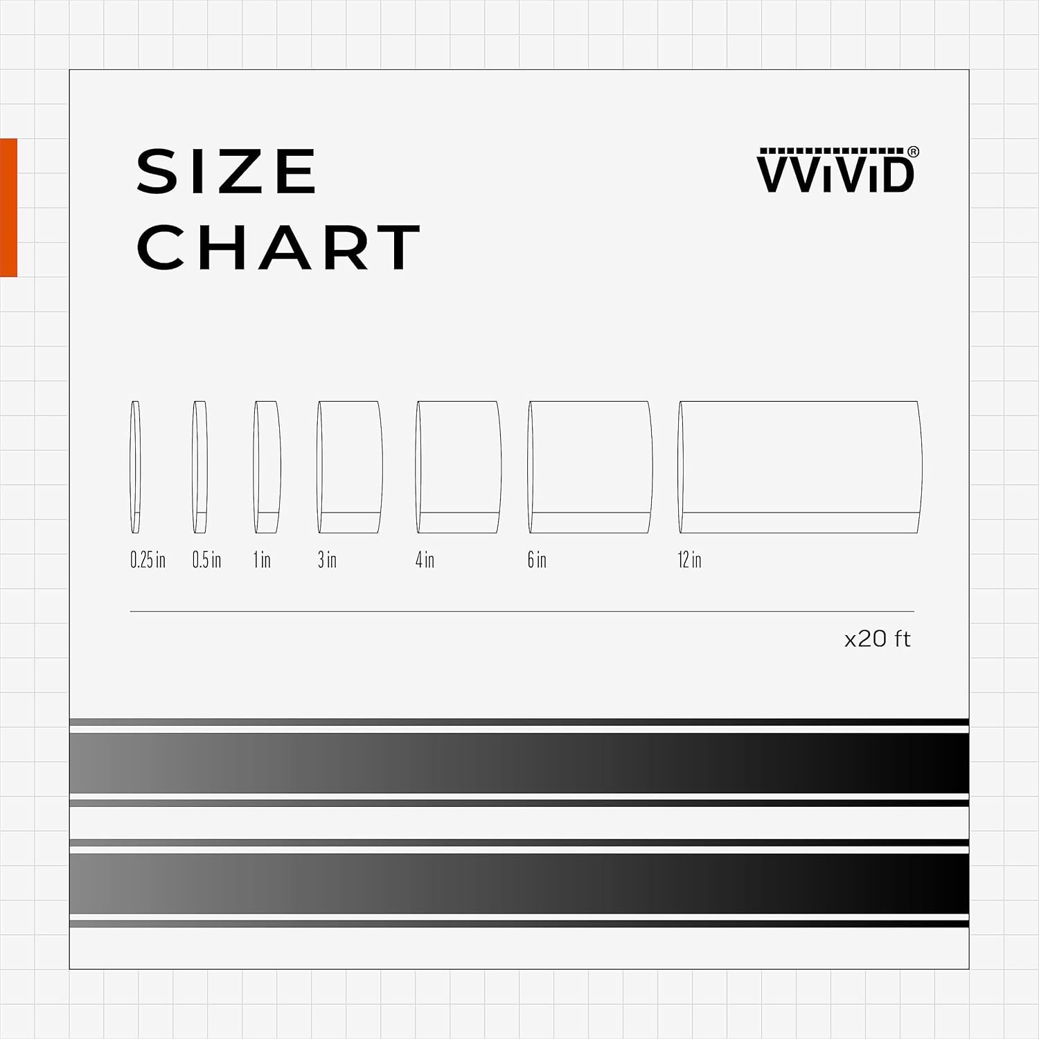 VViViD Black Carbon Fiber Air-Release Adhesive Vinyl Tape Roll (1/2 Inch x 20ft)