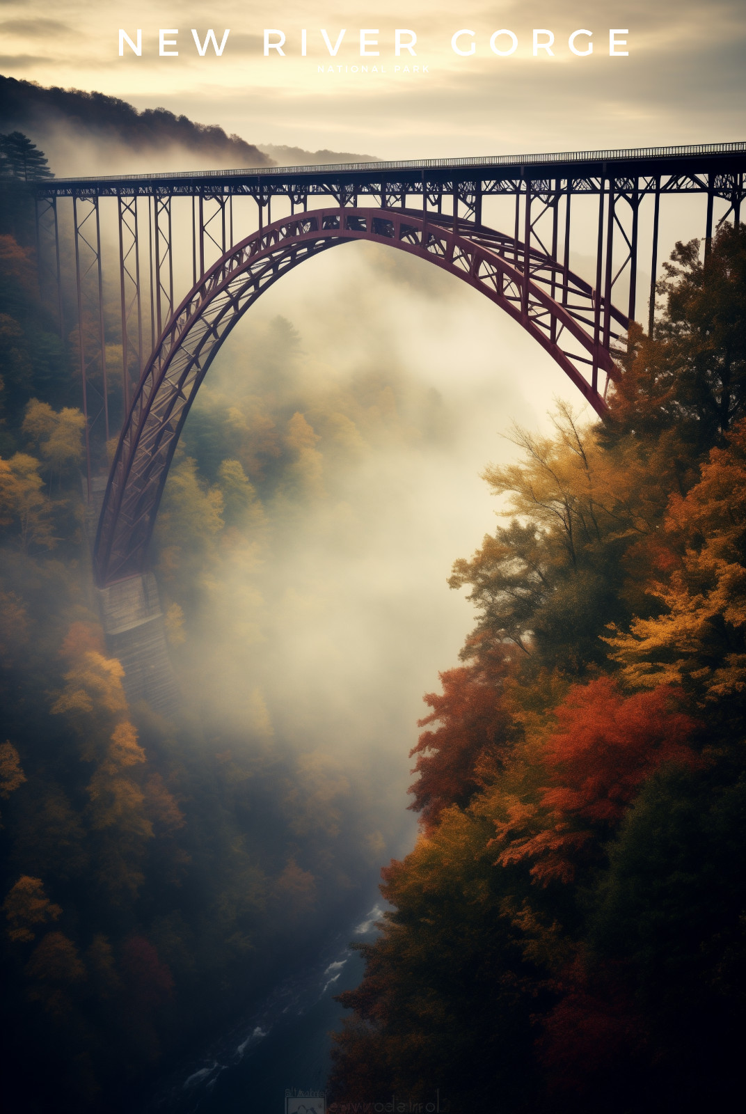 New River Gorge National Park Poster Premium Photo Print Wall Art 4 Sizes #2