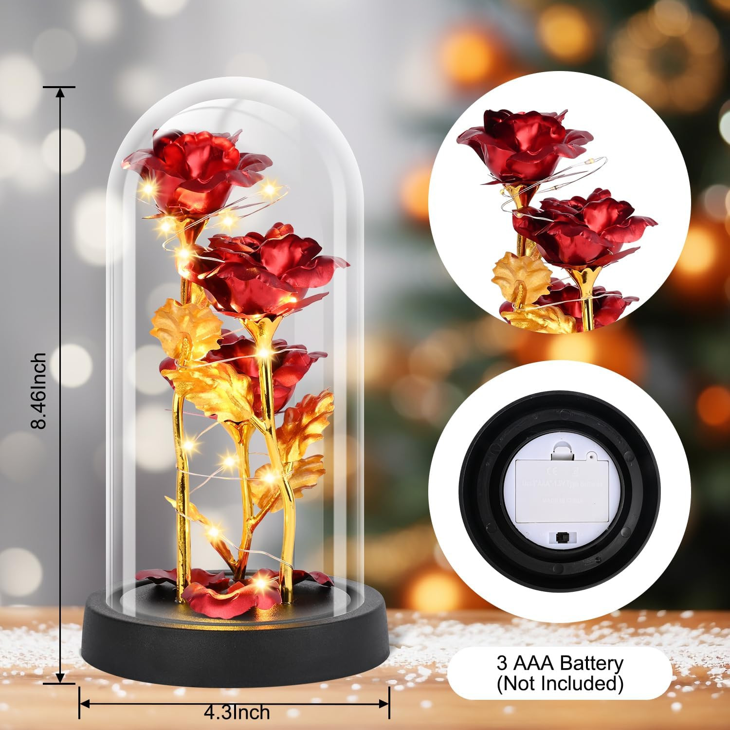 Valentines Day Rose Gifts for Her, Womens Gift for Birthday Gifts