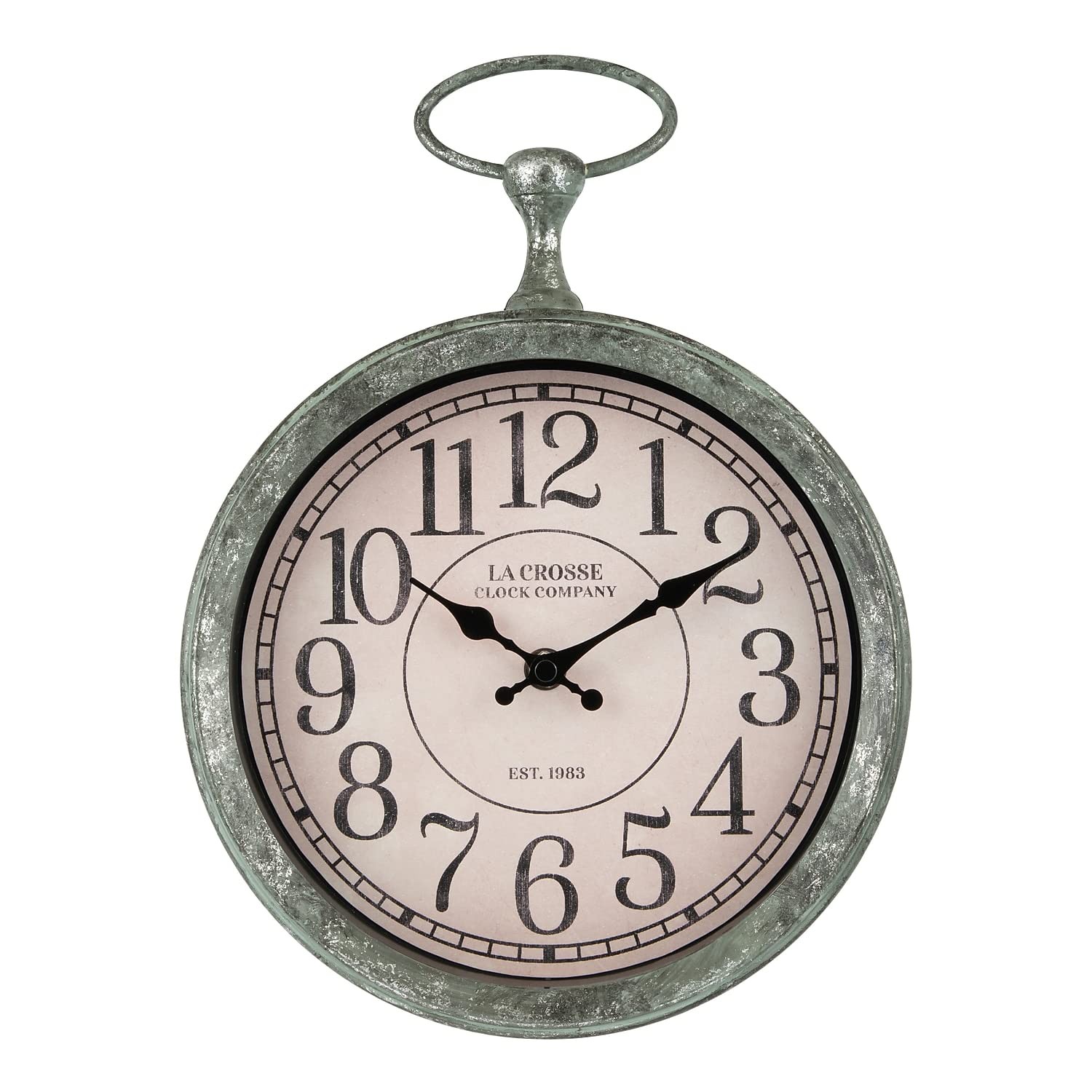 Wall Clock – 12.5-inch x 9-inch x 2.1-inch – 404-3828