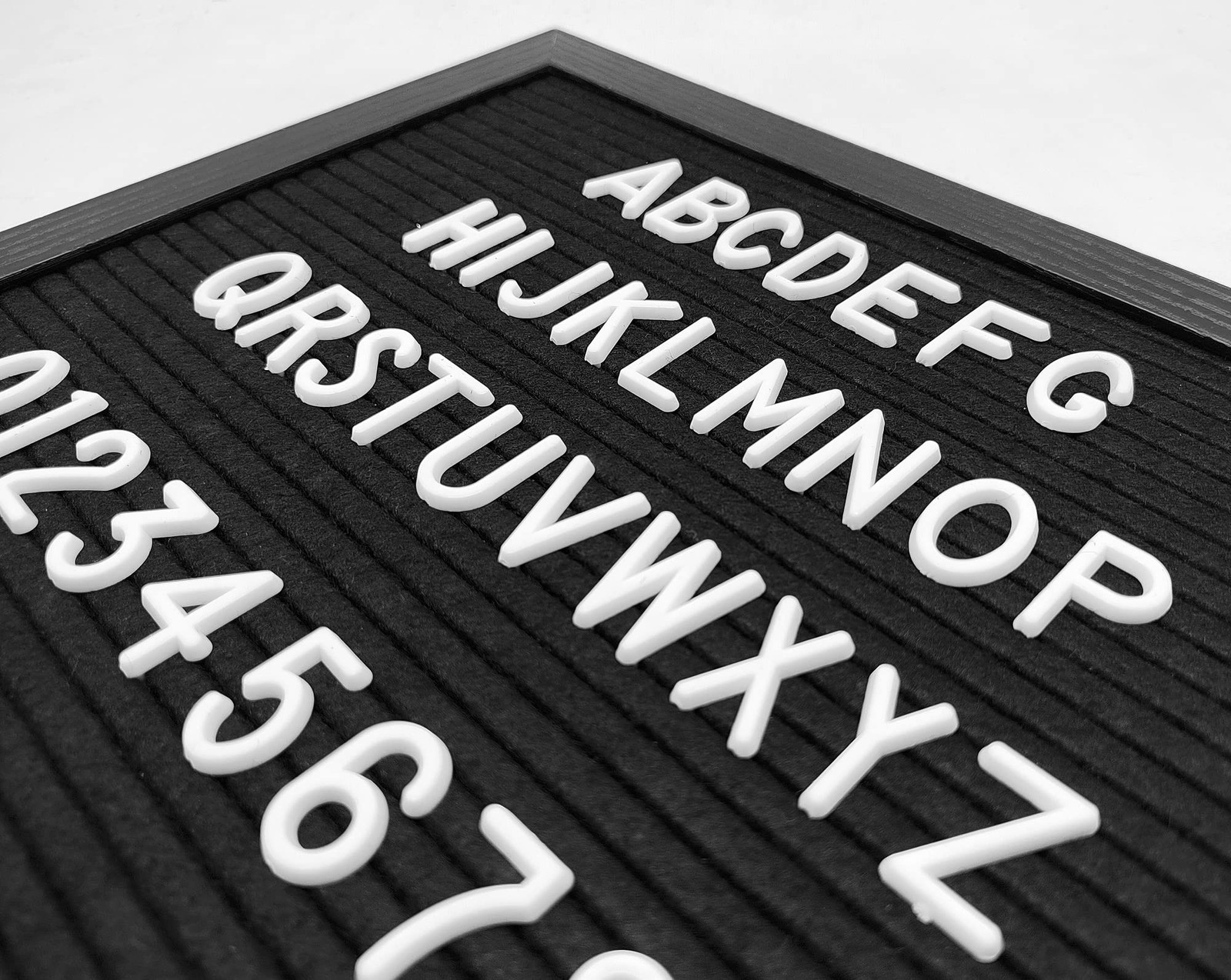 G GAMIT Felt Letter Board Letters Set – Pre-cut 1 Inch, Standard 1 Inch white