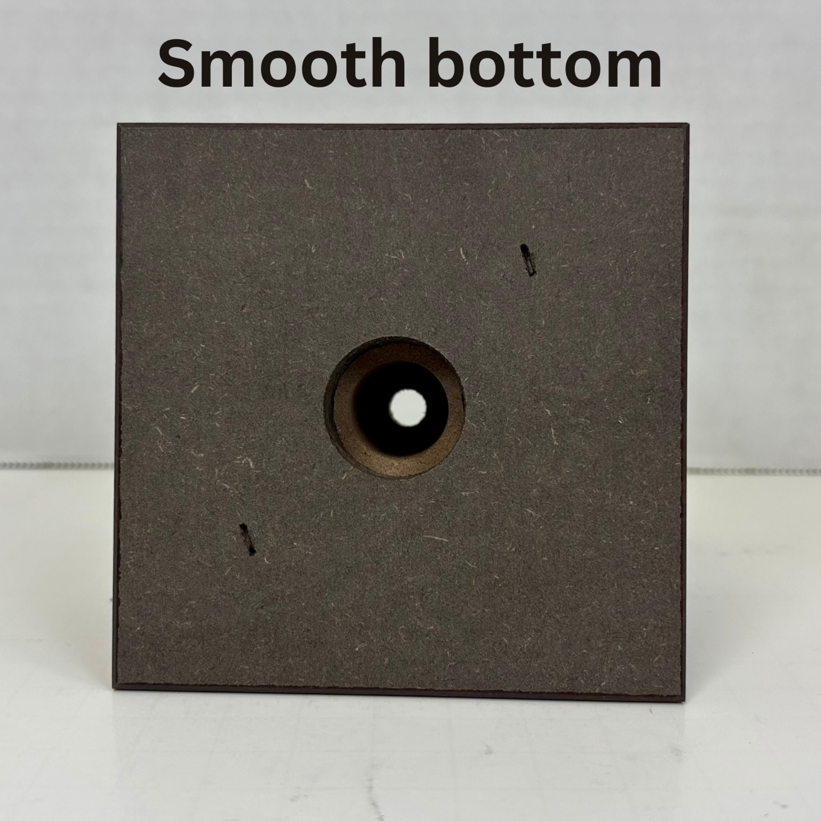 Display Base Pedestal Cherry Finish Square Stand Blank for Trophies, DIY Project