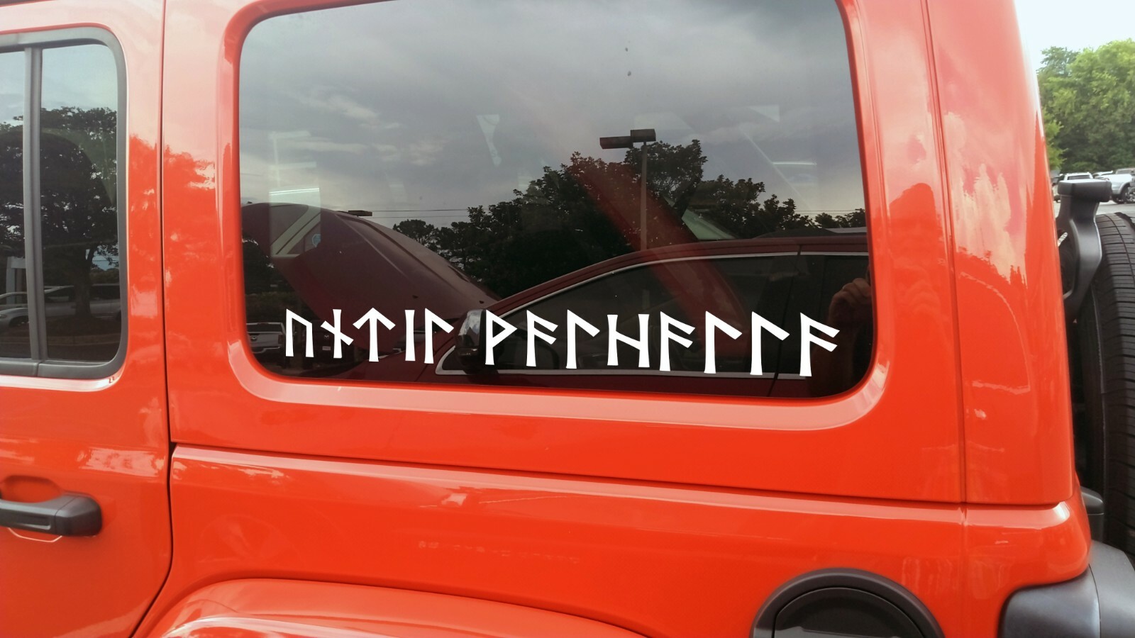 Until Valhalla in Norse Runes Vinyl Decal Celtic Viking Futhark Die Cut Sticker