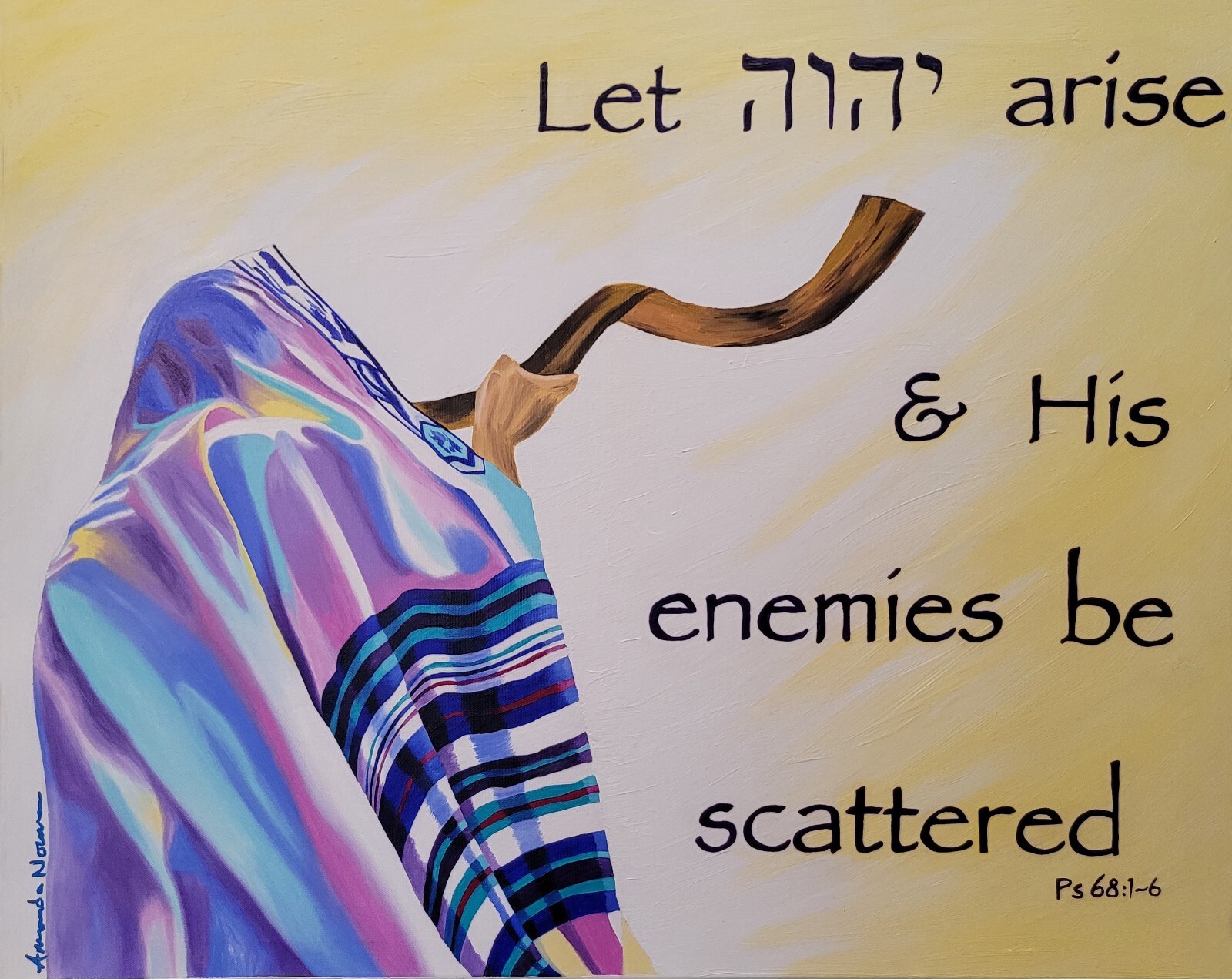 Let God Arise Giclee art print by Amanda Norman