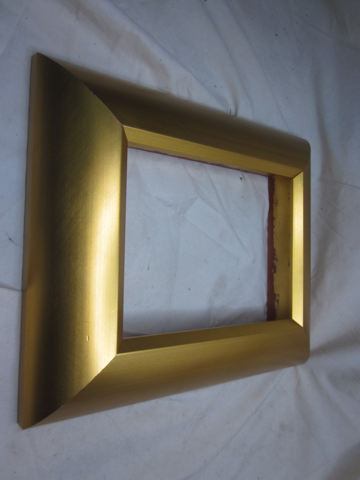 large thick rounded edge 6″ x 8″ wooden frame art canvas display wood S/N 317050