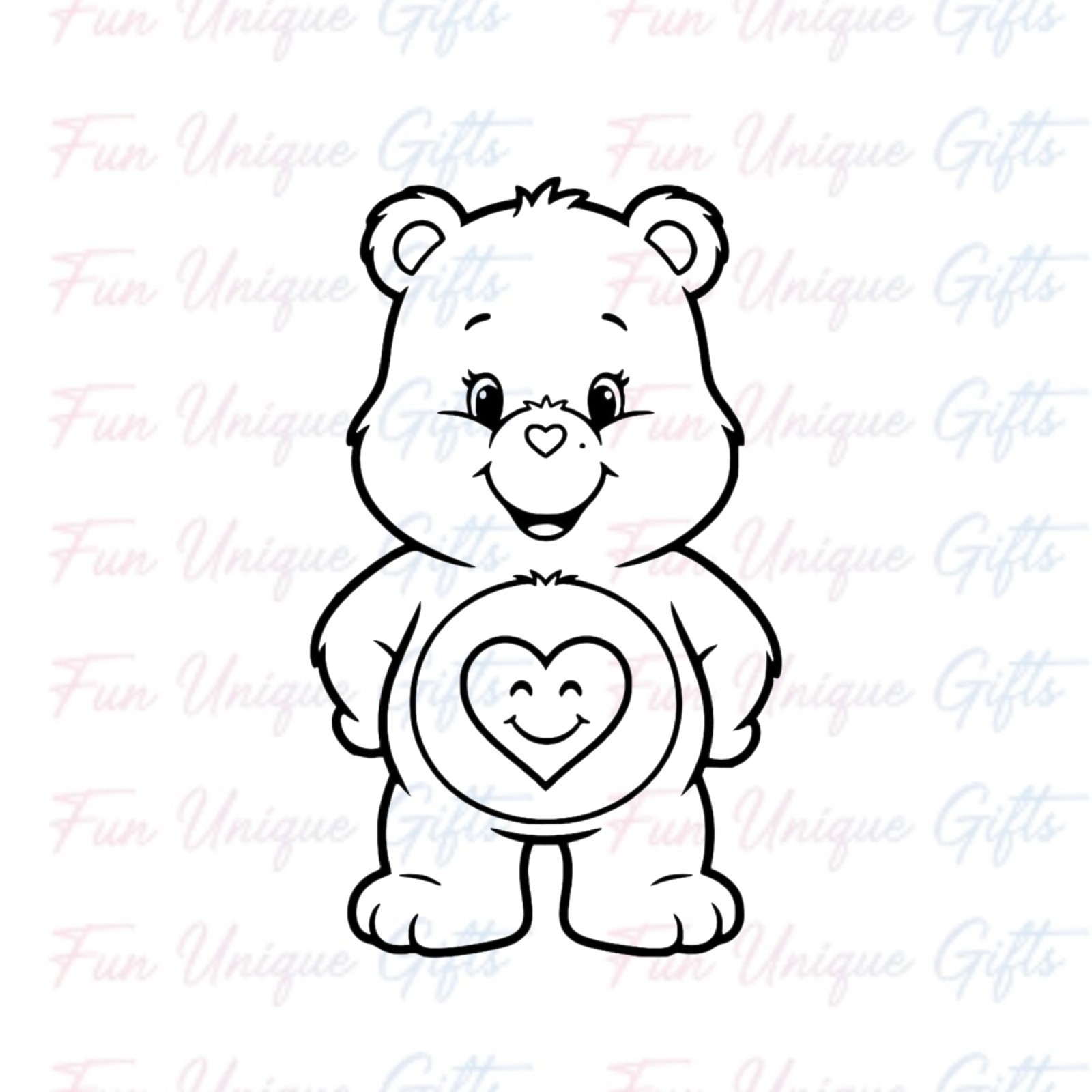 Care Bear Vinyl Decal Sticker -Multiple Colors & Sizes- SHIPS FREE