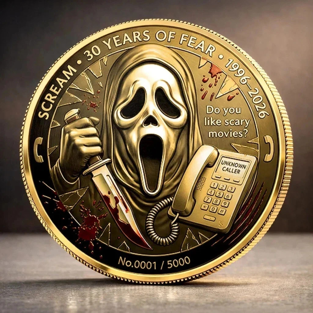 30 Years of Fear Horror Commemorative Coin Collector Gift