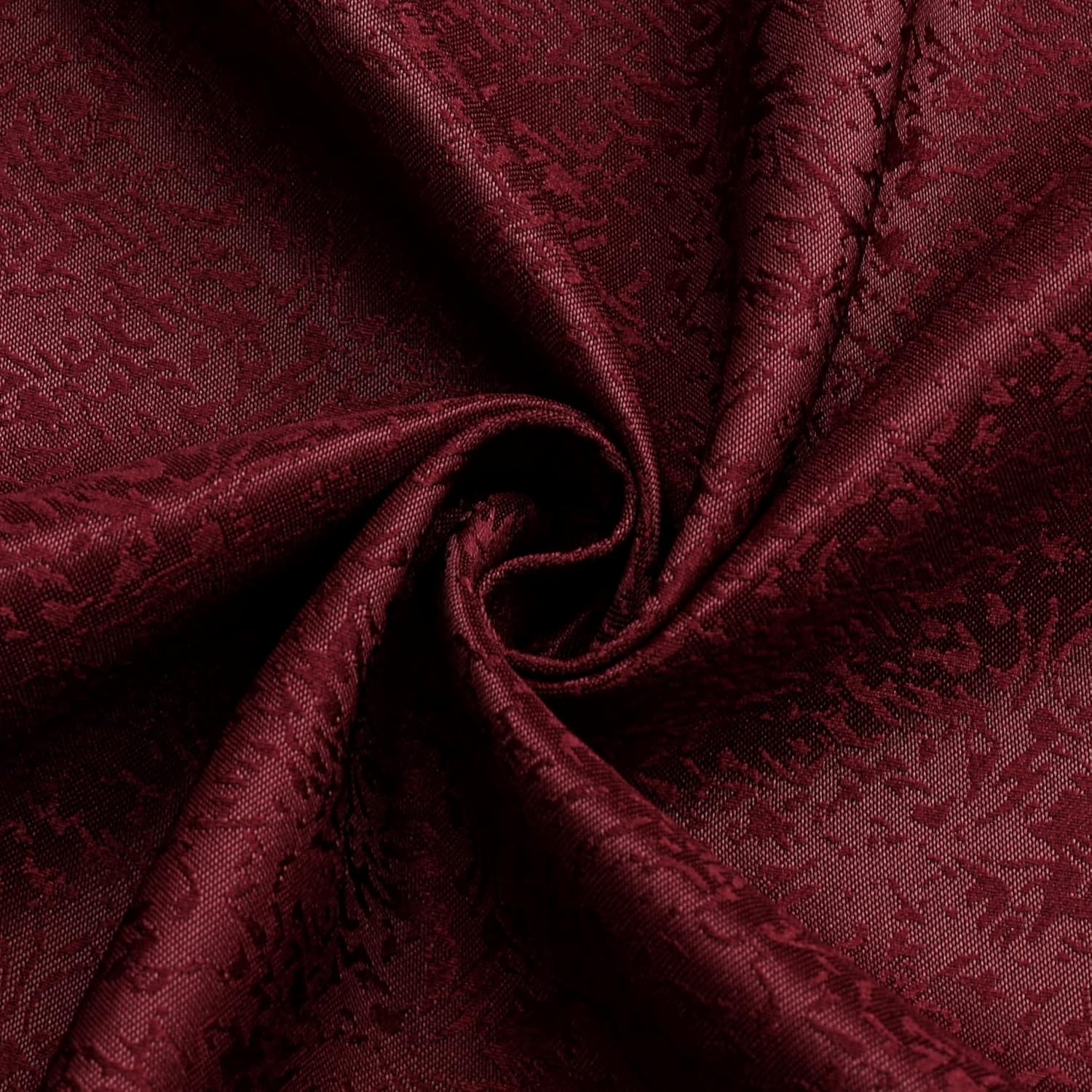 Tablecloth Burgundy Jacquard Rectangle Table Cloth 54 X 84 Inch, Water Resistant
