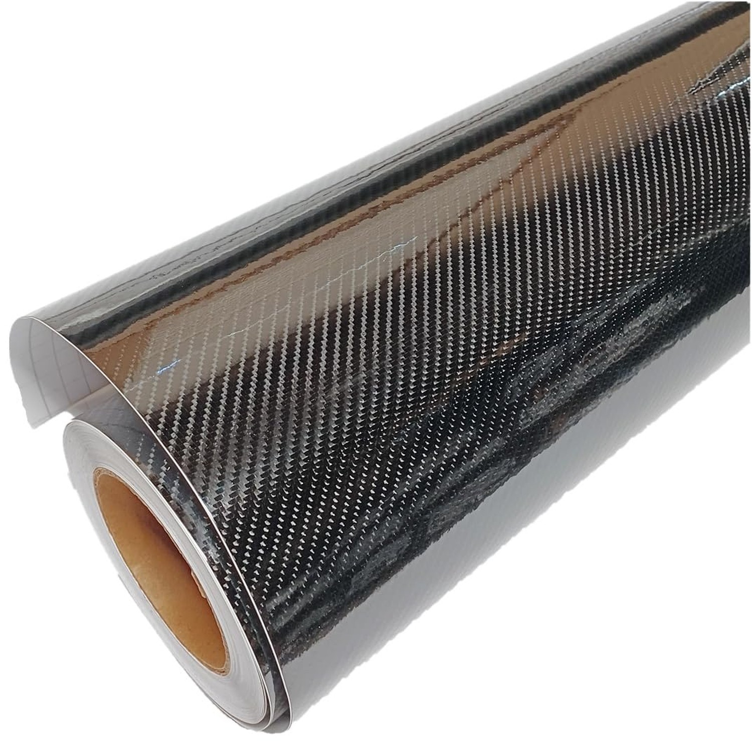 6D High Gloss Black Carbon Fiber Vinyl Bubble Free Air Release Car Wrap Film …