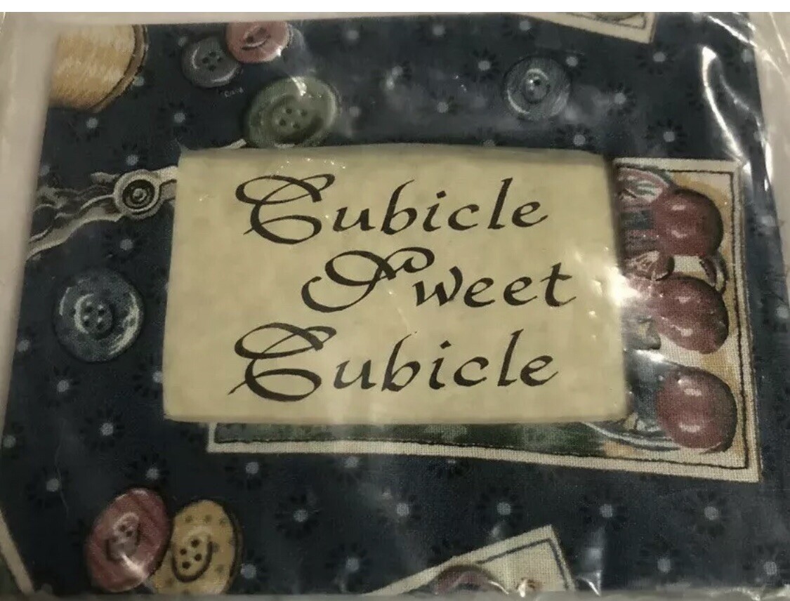 fabric frame-Cubicle Sweet Cubicle- Cute Frame For Office Co Workers