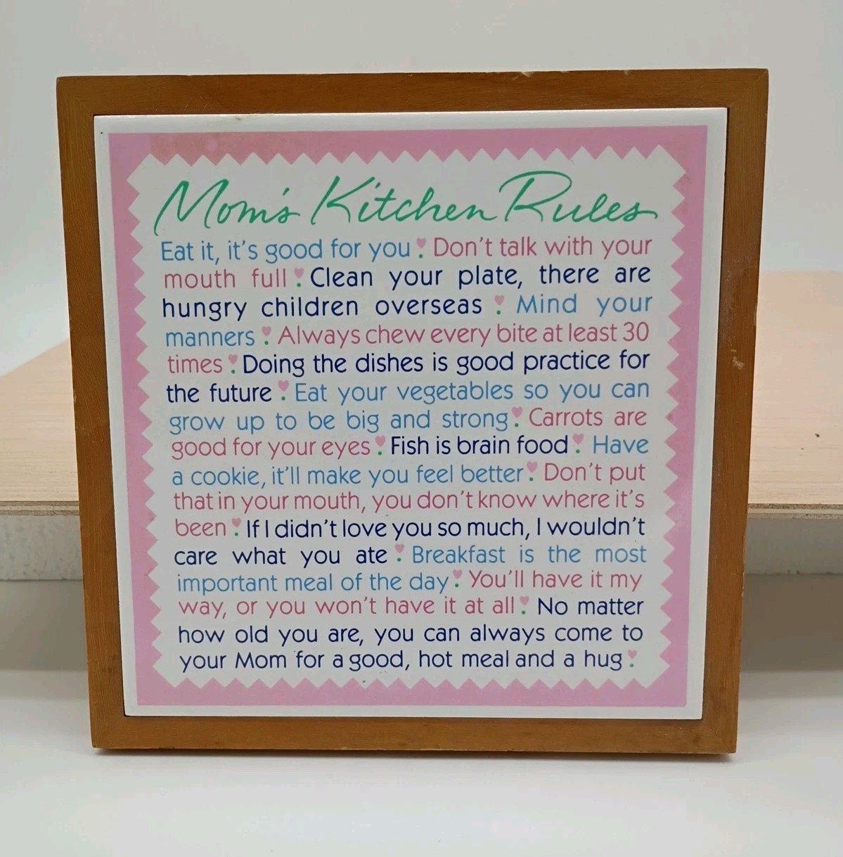 Hallmark Mom’s Kitchen Rules Tile