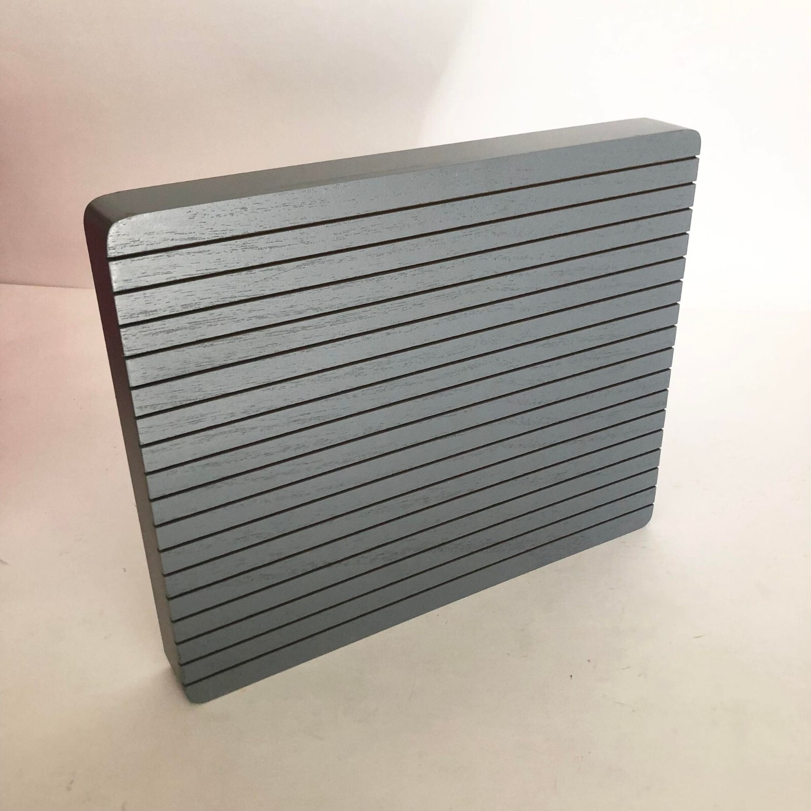 11×9″ Wooden Letter Board, Free Standing, Gray Message Board NO LETTERS INCLUDED