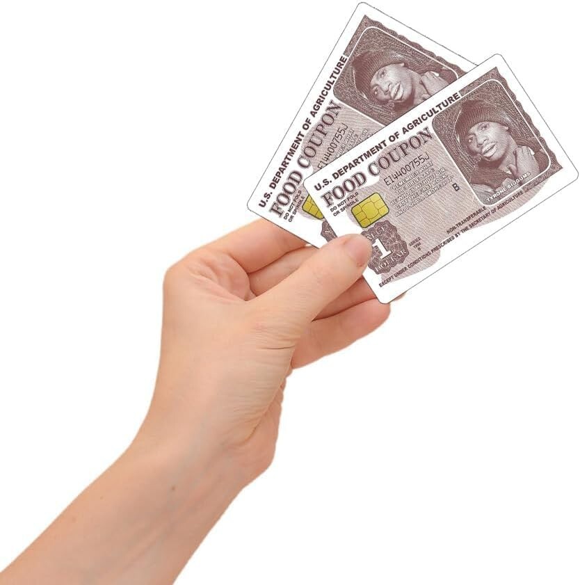 Credit Card Skins Food Stamp EBT Card Sticker Tyrone Biggums 2-Pack