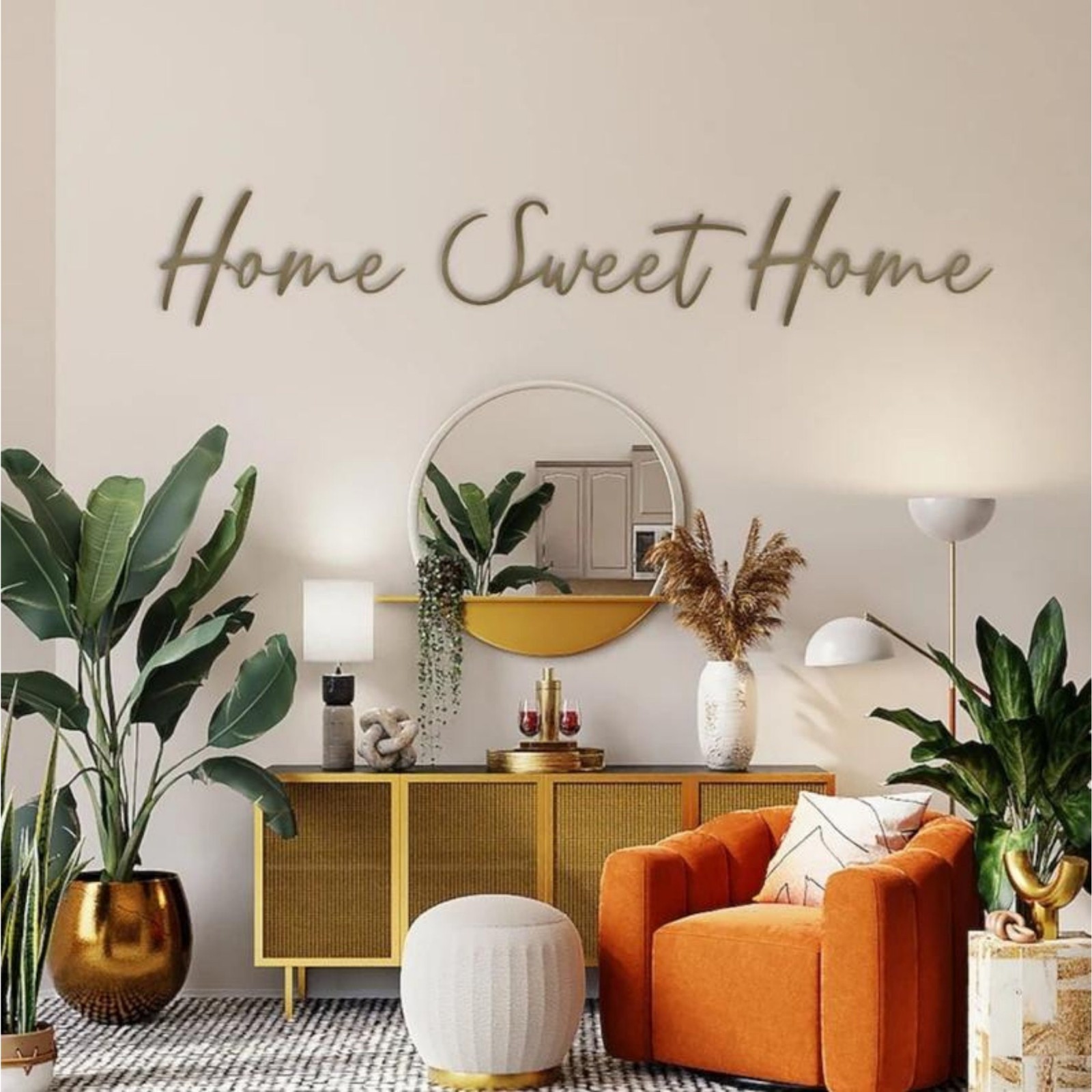 Custom Metal Word Sign,Personalized Name or Text, Wall Decor & Housewarming Gift