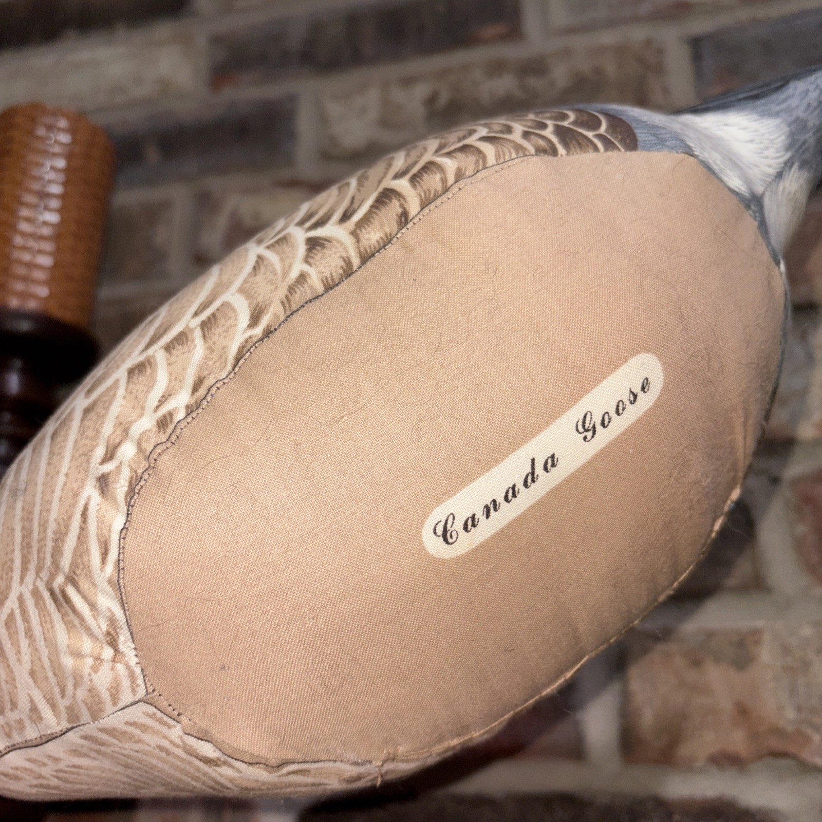 Canada Goose Door Stop Duck Bird Stuffed Animal Vintage Pillow Handmade