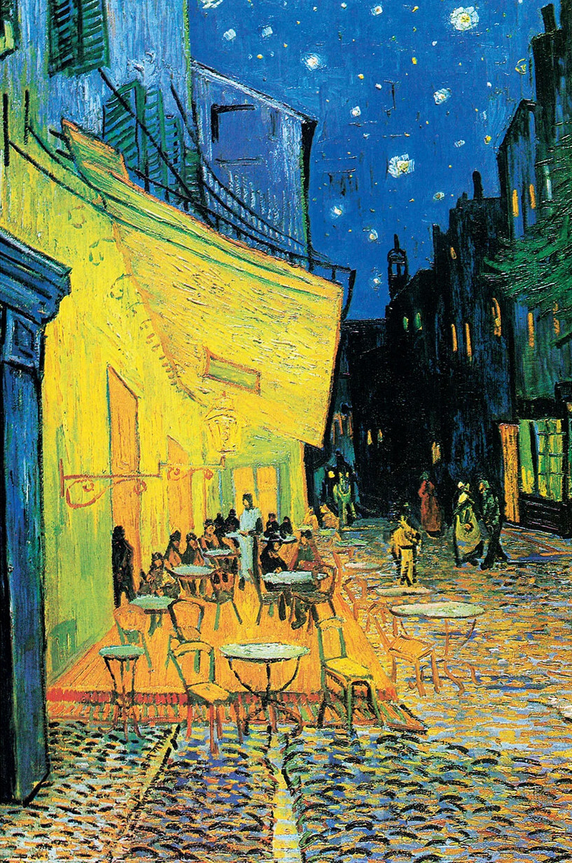 Vincent Van Gogh – Art Poster (Cafe Terrace) (Size: 24″ x 36″)