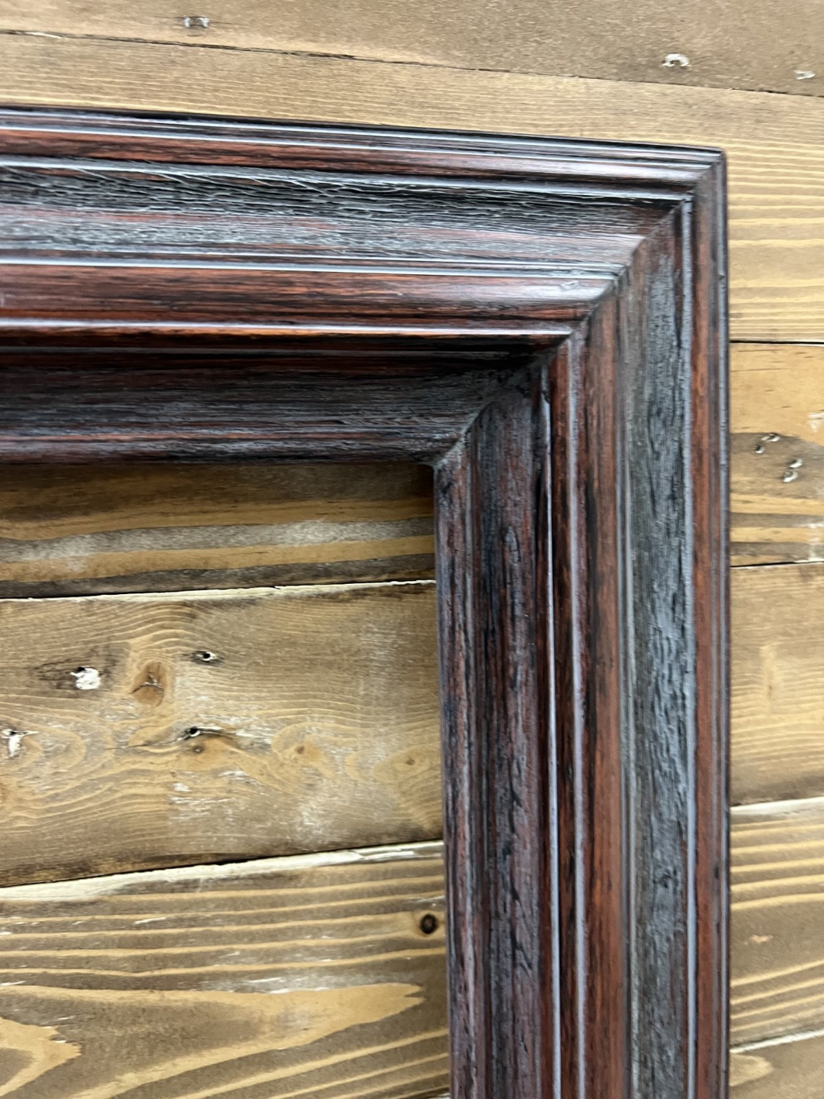 20 x 24 In Stock-Rustic western style frame, RUSTIC BLACK CHERRY, wood frame