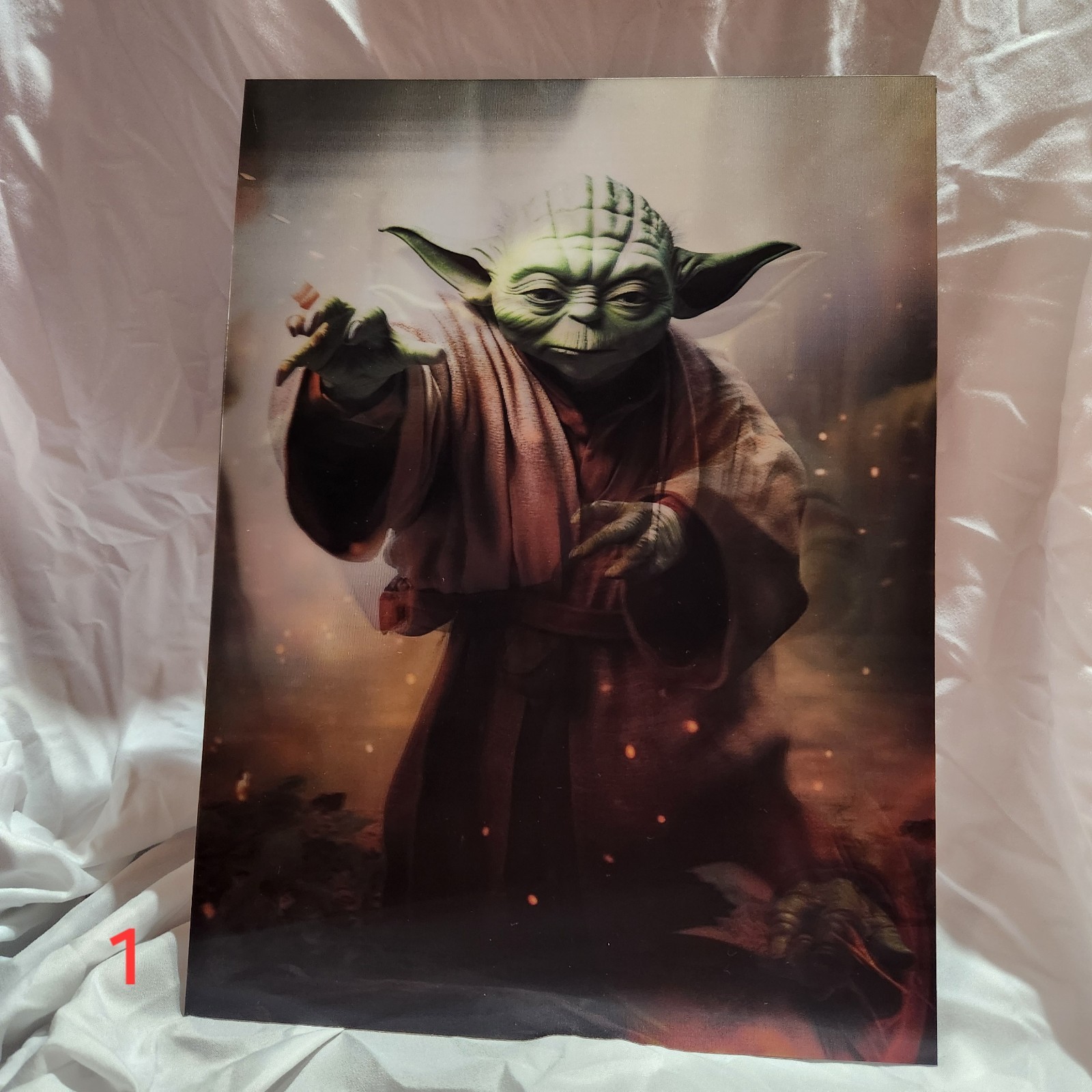 Jedi Master Yoda 3D Poster Lenticular Effect 3 Images In 1 15.5 x 11.5 New 001