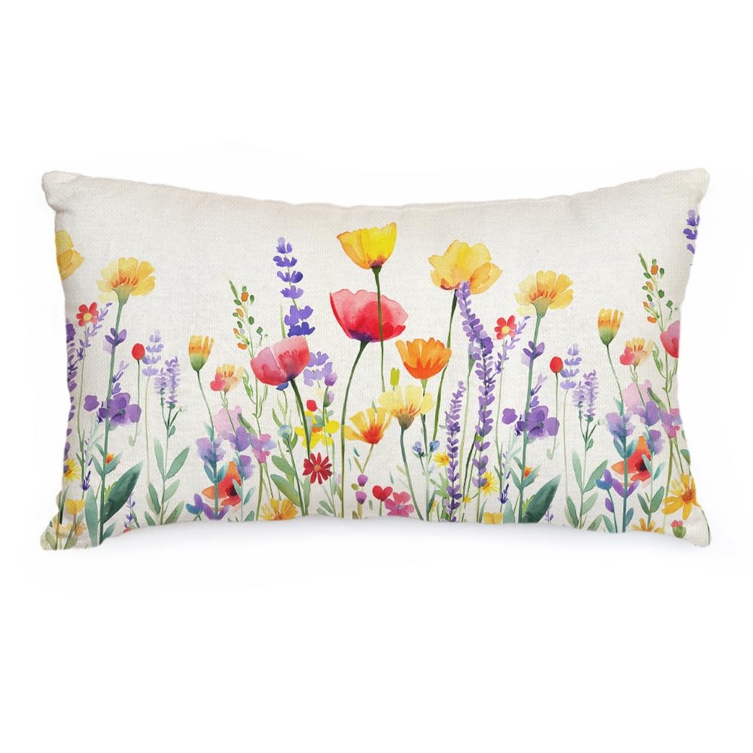 AACORS Spring Pillow Cover 12×20 Inch Floral Decoration Pillow Case Seasonal …
