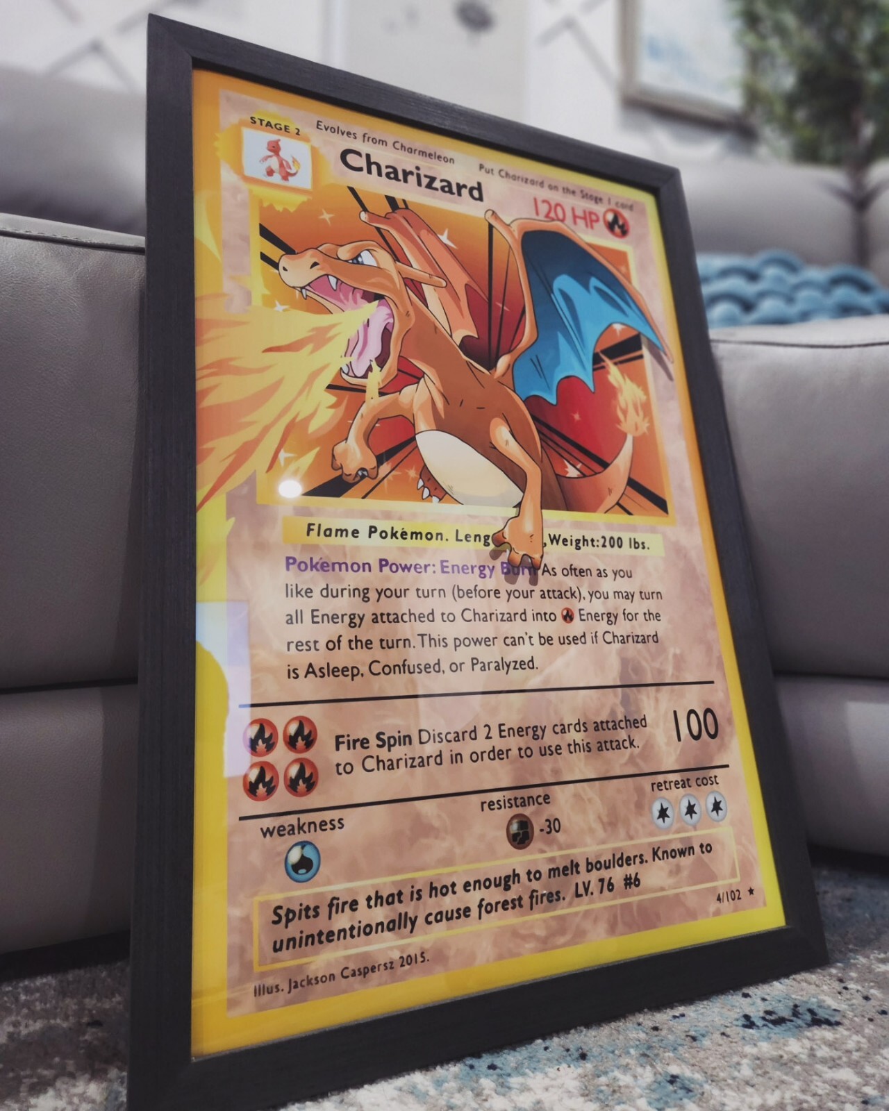 Pokemon trading card poster canvasTCG wall art anime home decor