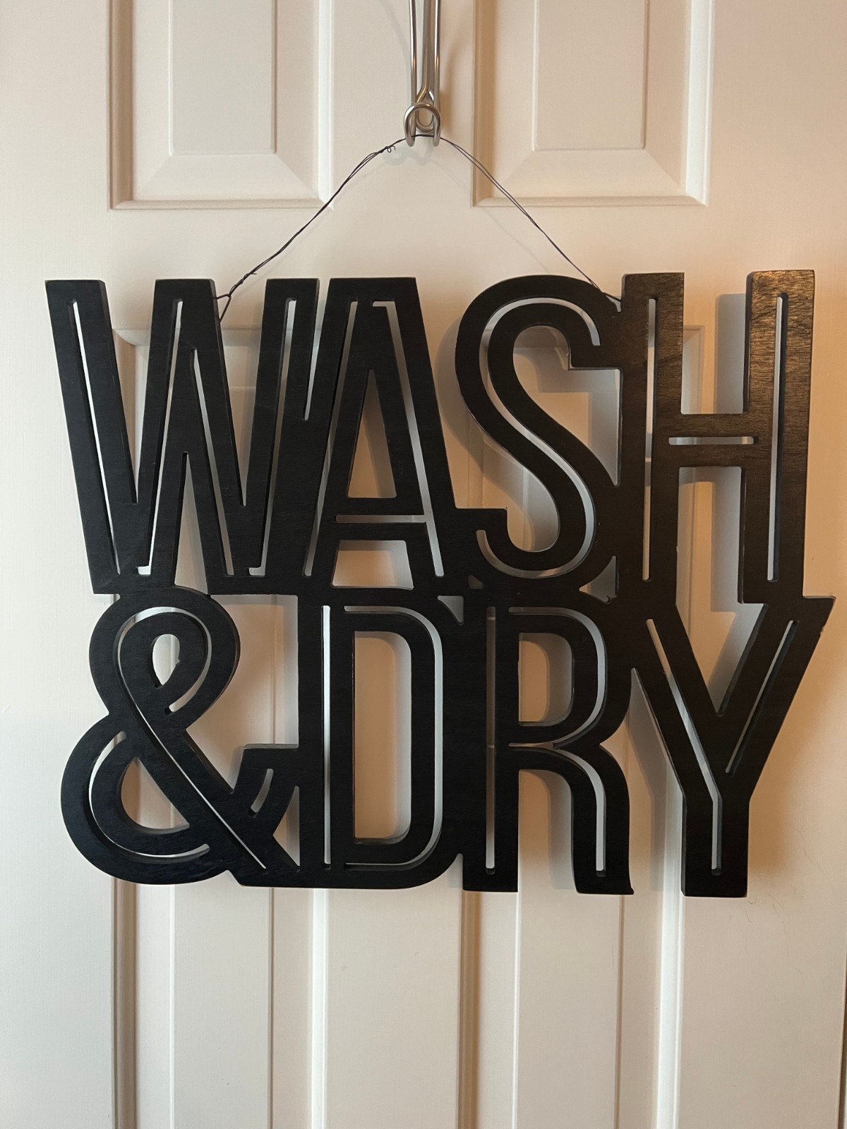 Wash and Dry Sign Laundry Room Decor