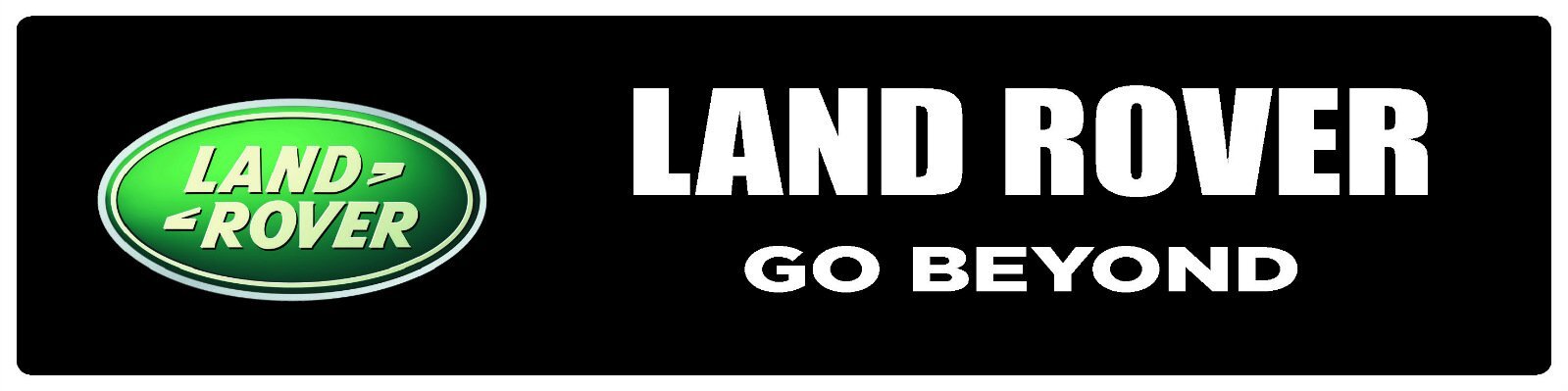 Land Rover | Branded Premium Decorative Plastic Display Sign | 6″h x 24″w