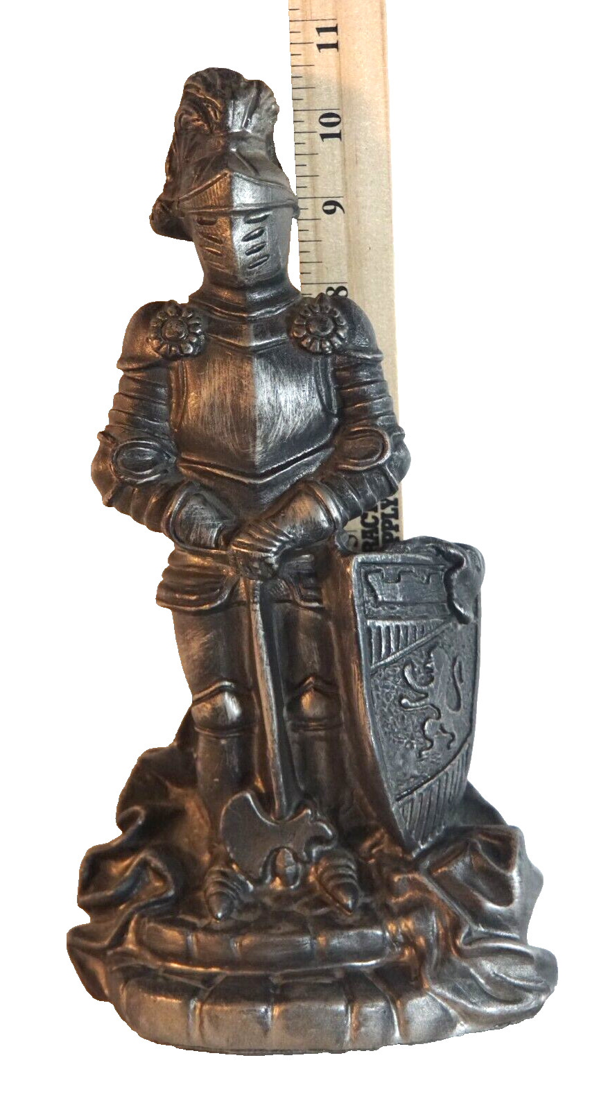 Medieval Knight Resin Statue 10.5″ Tall Universal Statuary VTG 1963 Fathers Day!