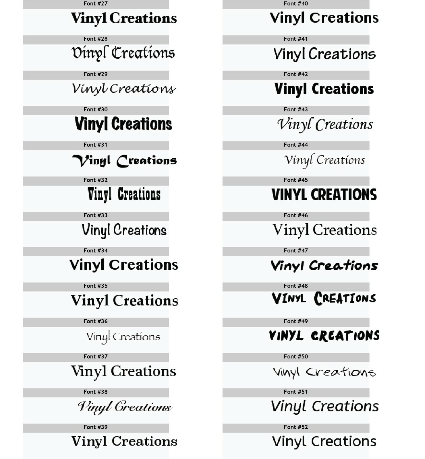 Chrome Vinyl Custom Decals- Car Truck Van
