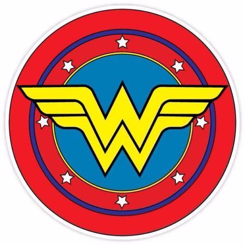 Wonder Woman Logo Vinyl Sticker Batman Car Wall Decal Dawn of Justice