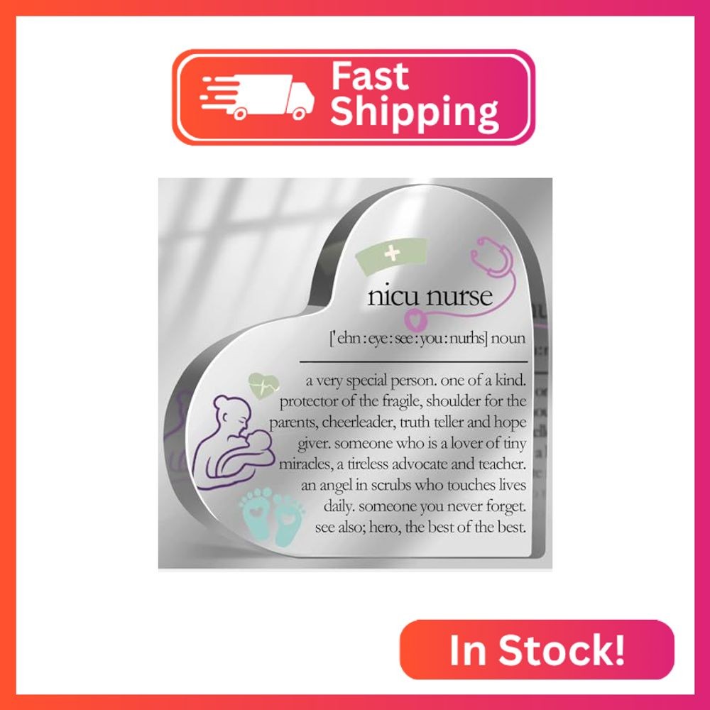 Nicu Nurse Gifts for Women Men, Nicu Nurse Definition Plaque, Birthday Appreciat